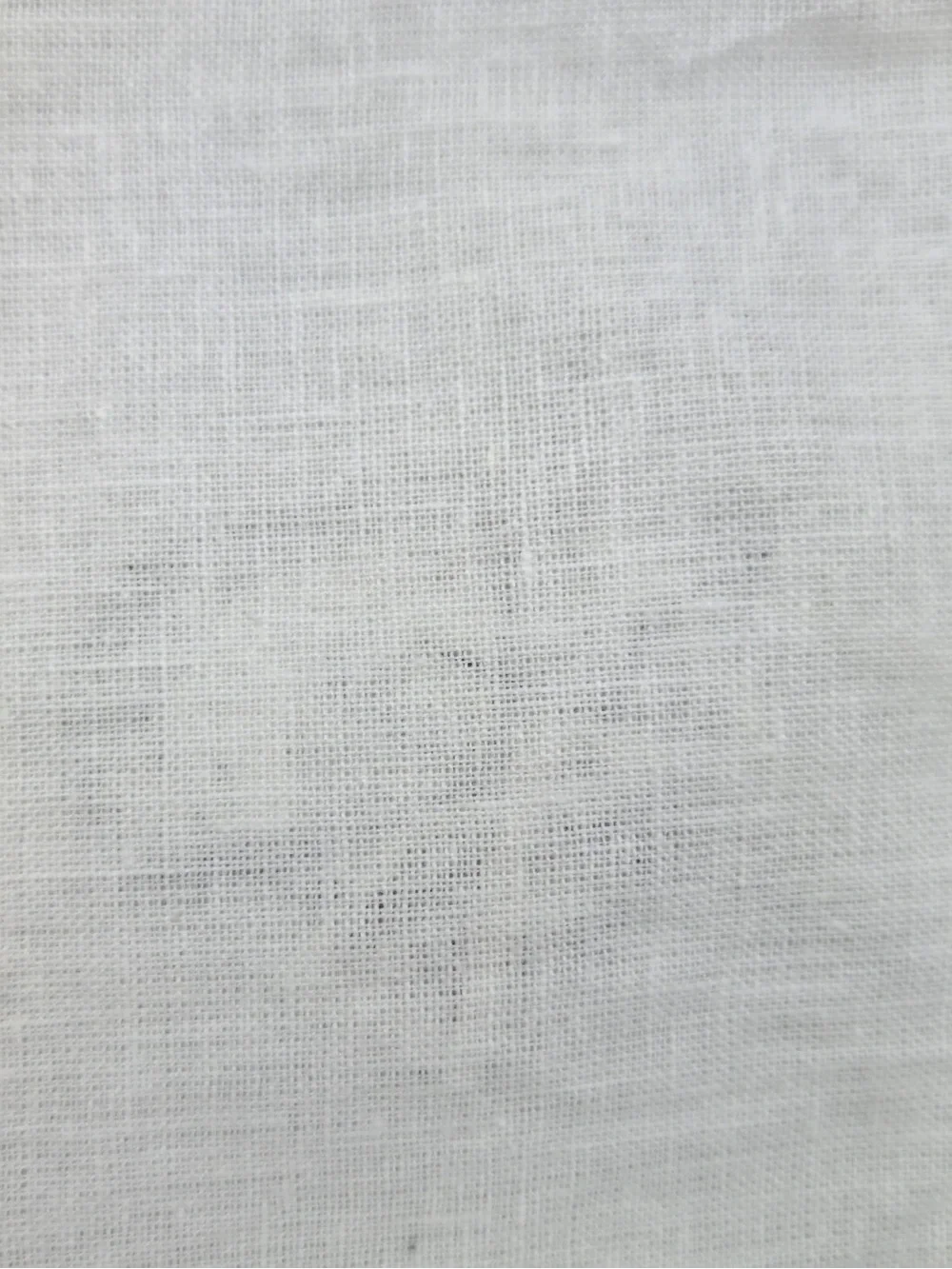QUINCE Set Of 2 48x96 European Linen True Blackout Curtains White 0462